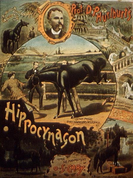 Plakat, das Professor D. H. Hurlburts 