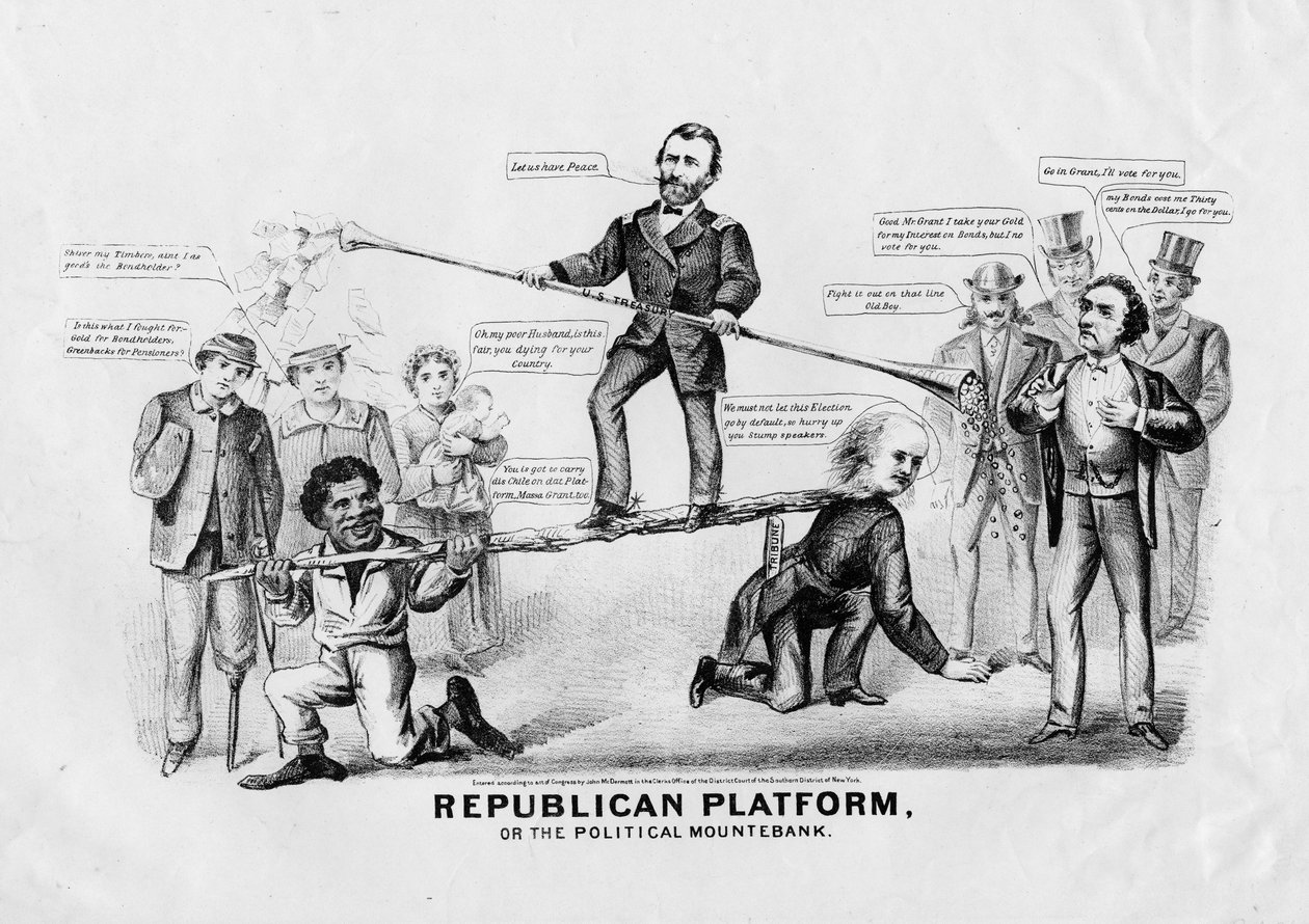 Republikanische Plattform, oder, Der politische Gaukler von American School