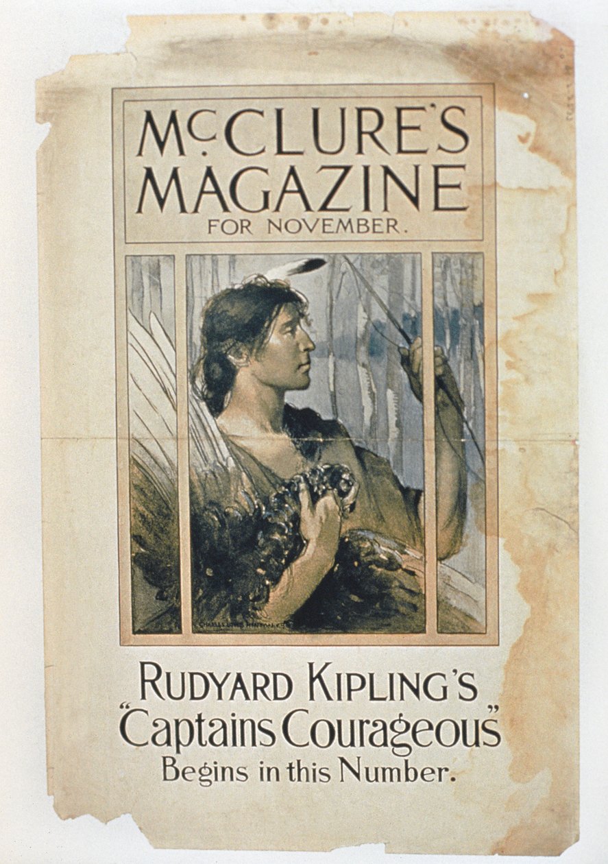 Rudyard Kiplings Captain Courageous in der Novemberausgabe von McClures Magazine von American School