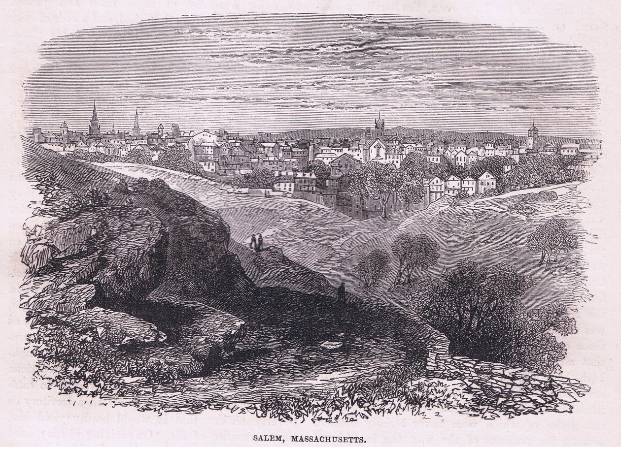 Salem Massachusetts, Illustration aus Cassell
