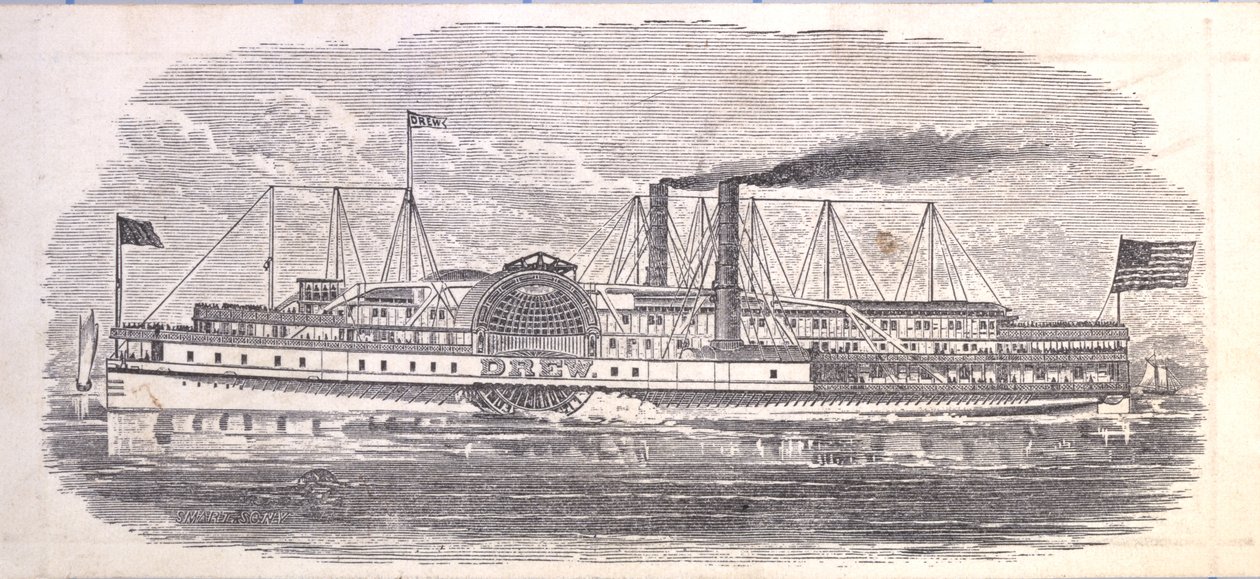 Dampfschiff Drew, Ticket für die People