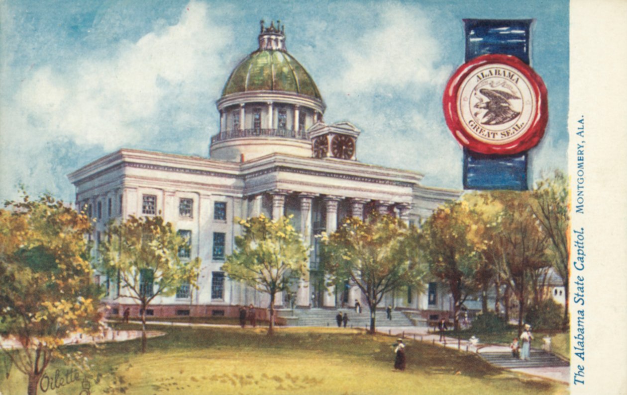 Das Alabama State Capitol, Montgomery, Alabama von American School