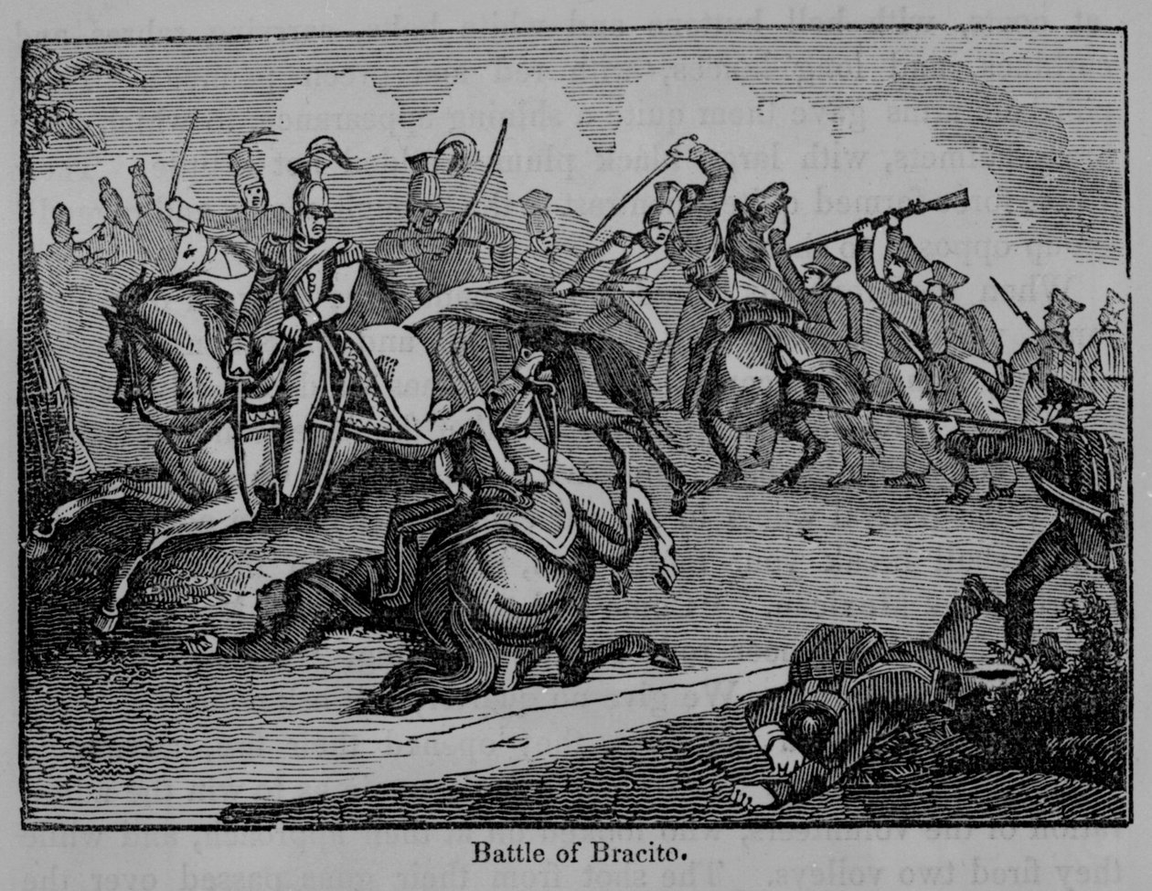 Die Schlacht von Bracito, Illustration aus 