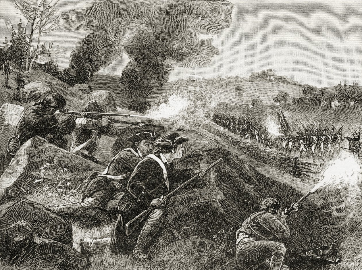 Der britische Rückzug von Lexington, aus 