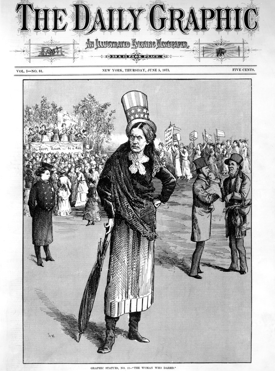 The Daily Graphic, Titelseite der New Yorker Zeitung, 5. Juni von American School