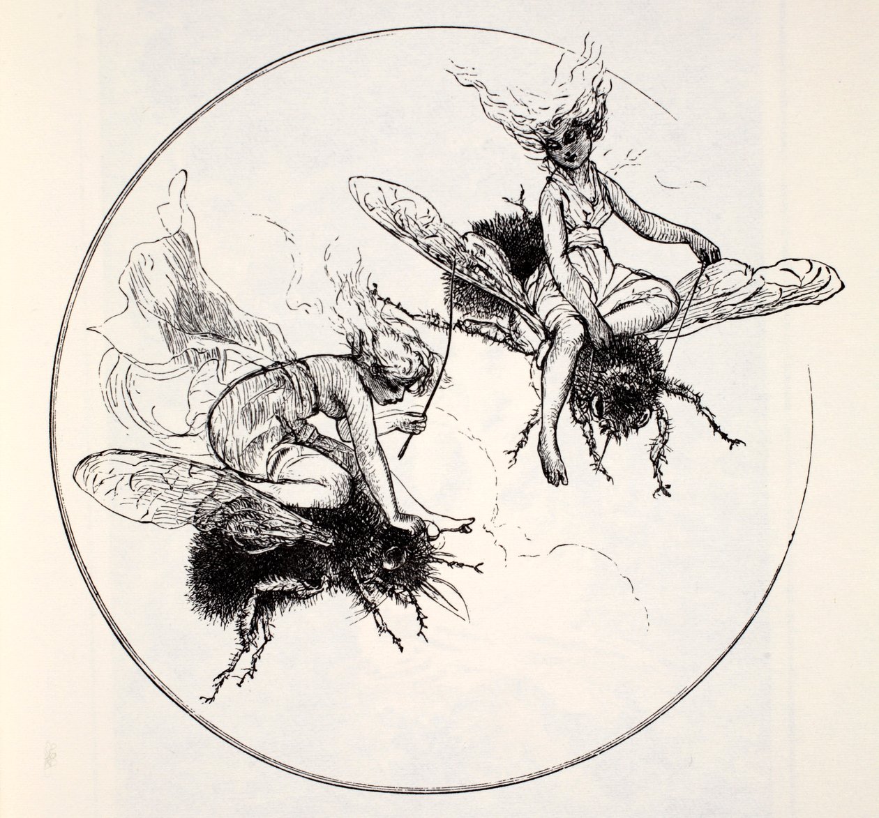 Die Feen, aus Der Weltführer zu Gnomen, Feen, Elfen und anderen kleinen Leuten von Thomas Keightley (1789-1872) veröffentlicht 1880 von American School