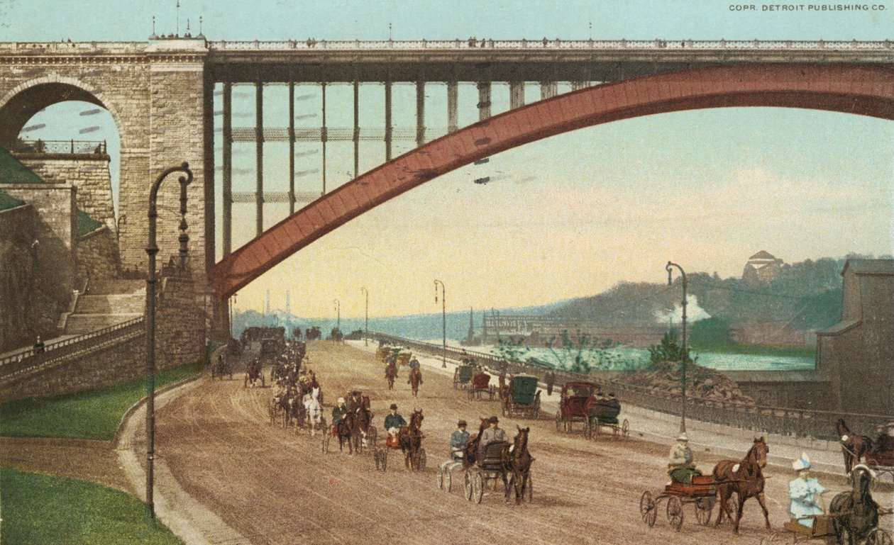Der Speedway, New York, ca. 1911 von American School
