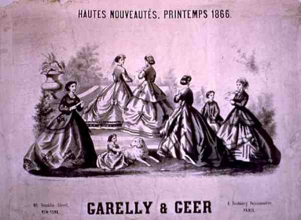 Das Neueste für den Frühling 1866, von Garelly & Greer, New York von American School