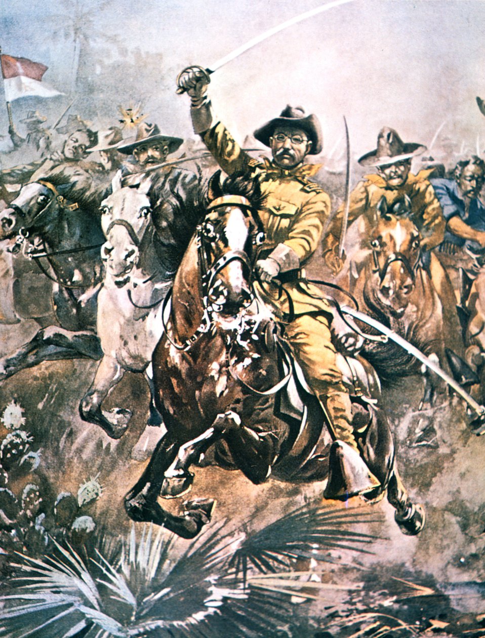Theodore Roosevelt führt die 