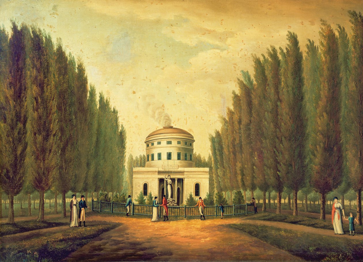 Wasserwerke, Centre Square, Philadelphia, ca. 1815 von American School