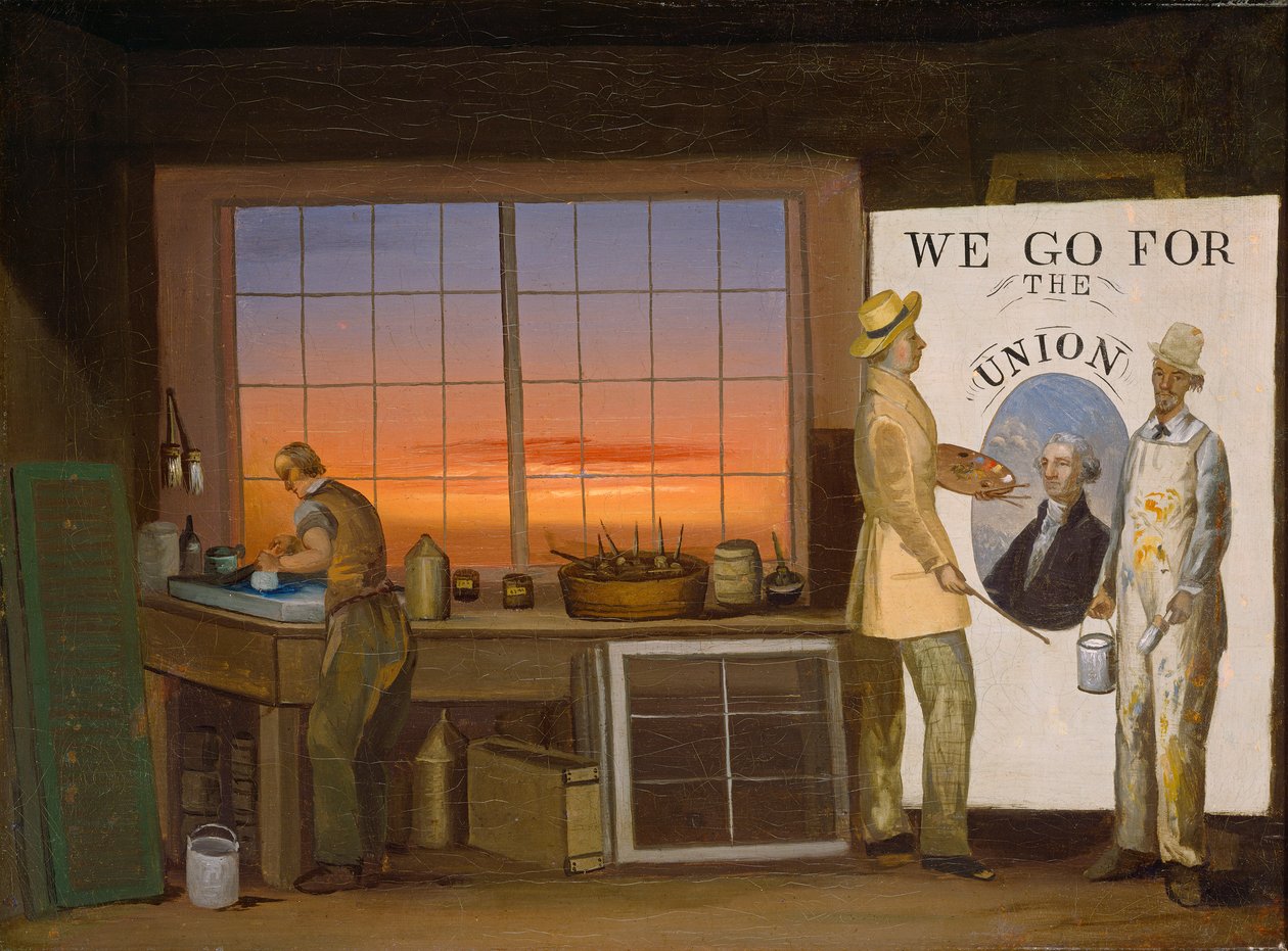 Wir gehen für die Union, ca. 1840-1850 von American School