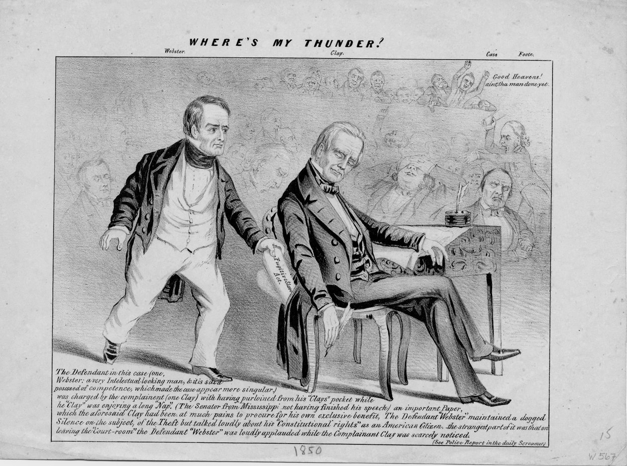 Wo ist mein Donner?, ca. 1850 von American School