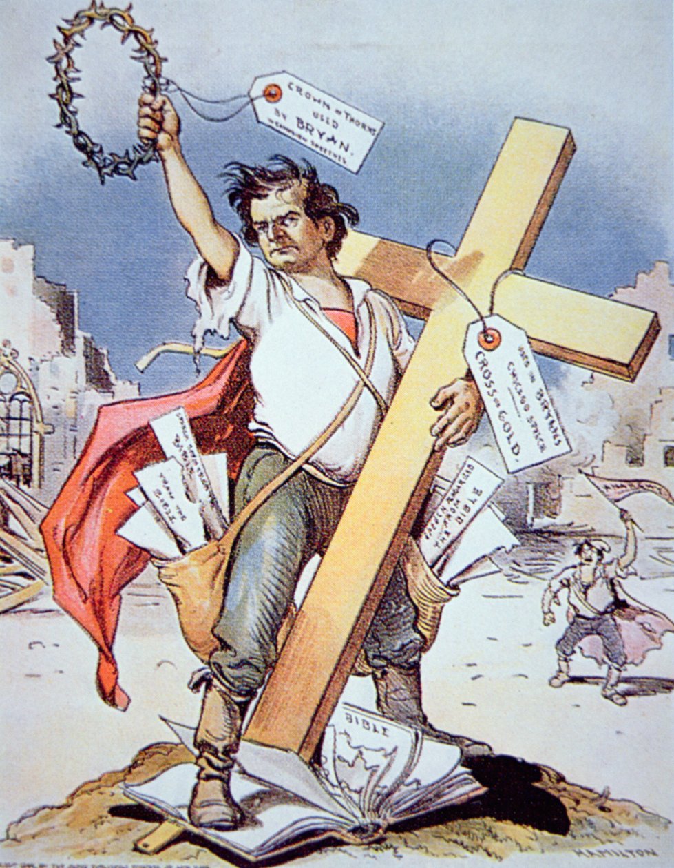 William Jennings Bryan (1860-1925) spricht auf einer Demokratischen Konvention, Chicago von American School