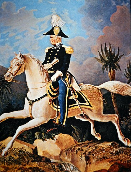 Zachary Taylor (Farblithografie) von American School