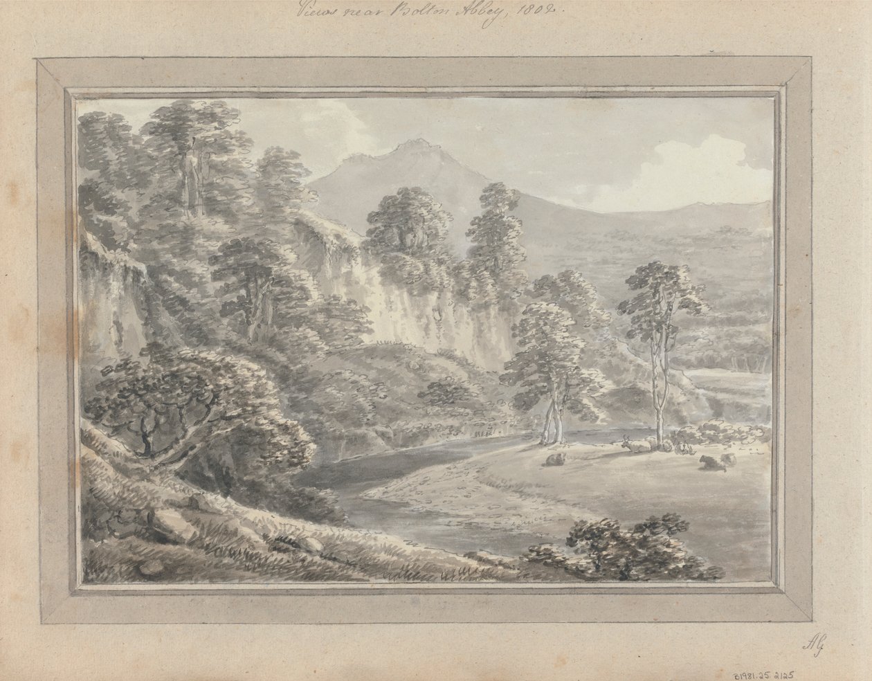 Ansichten in England, Schottland und Wales: Blick in der Nähe von Bolton Abbey von Amos Green