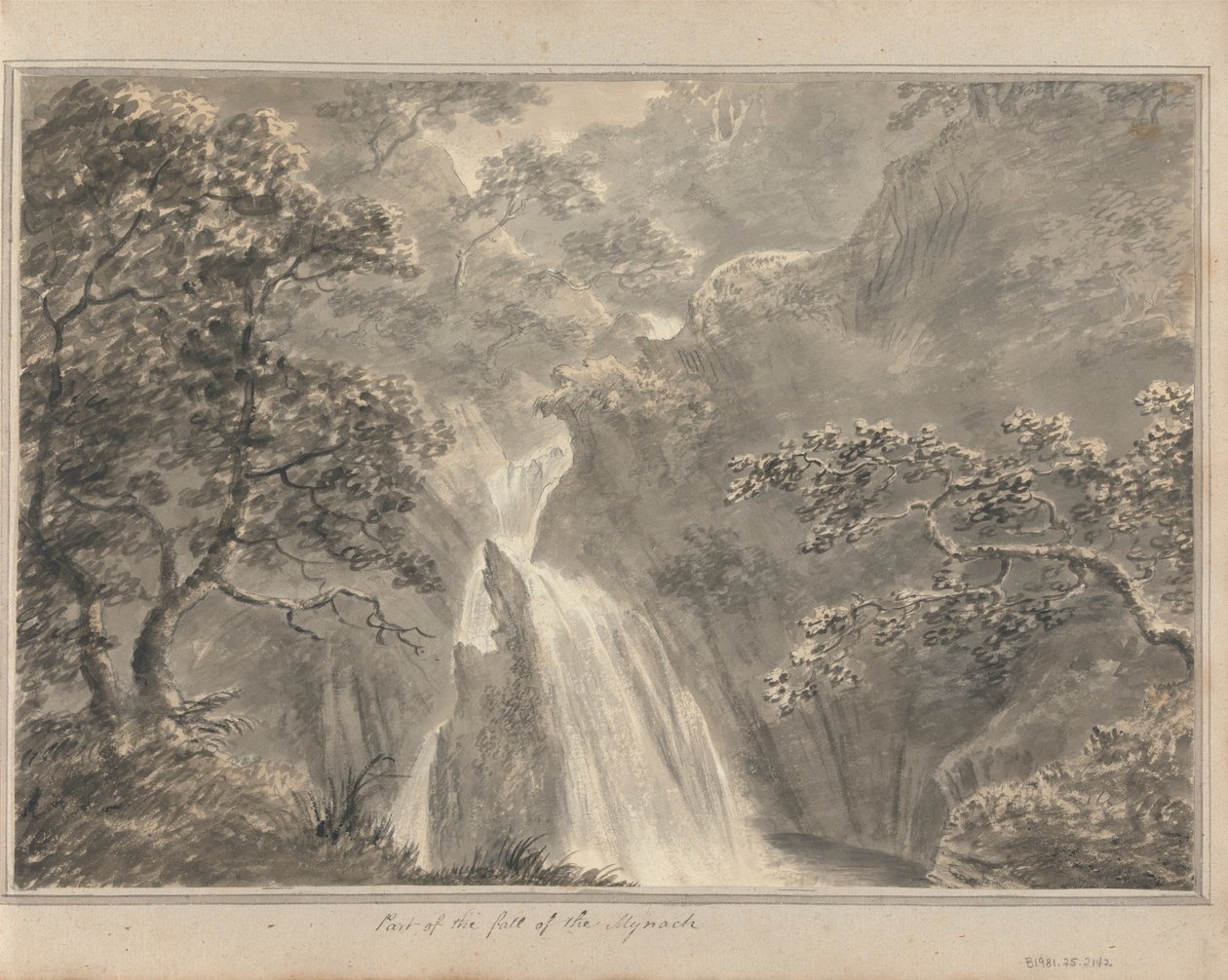 Ansichten in England, Schottland und Wales: Teil des Falls des Mynach von Amos Green