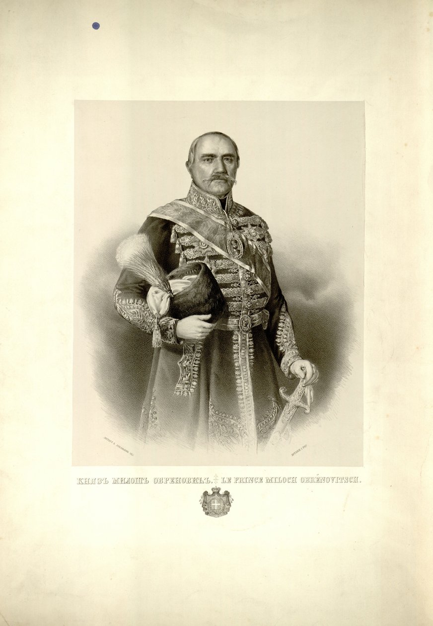 Prinz Milos Obrenovic von Anastas Jovanović