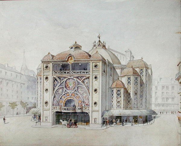 Entwurf für ein ideales Theater von Anatole de Baudot