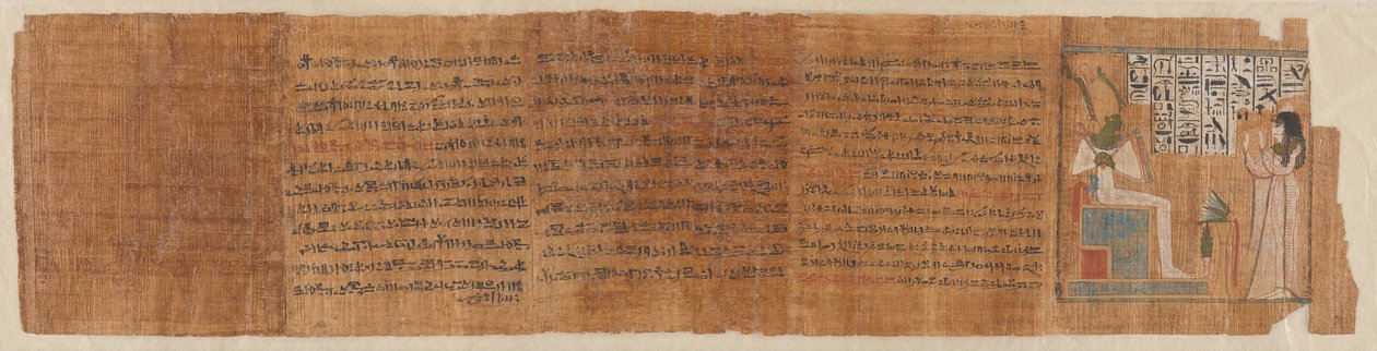 Grabpapyrus von Tayuhenutmut von Ancient Egyptian