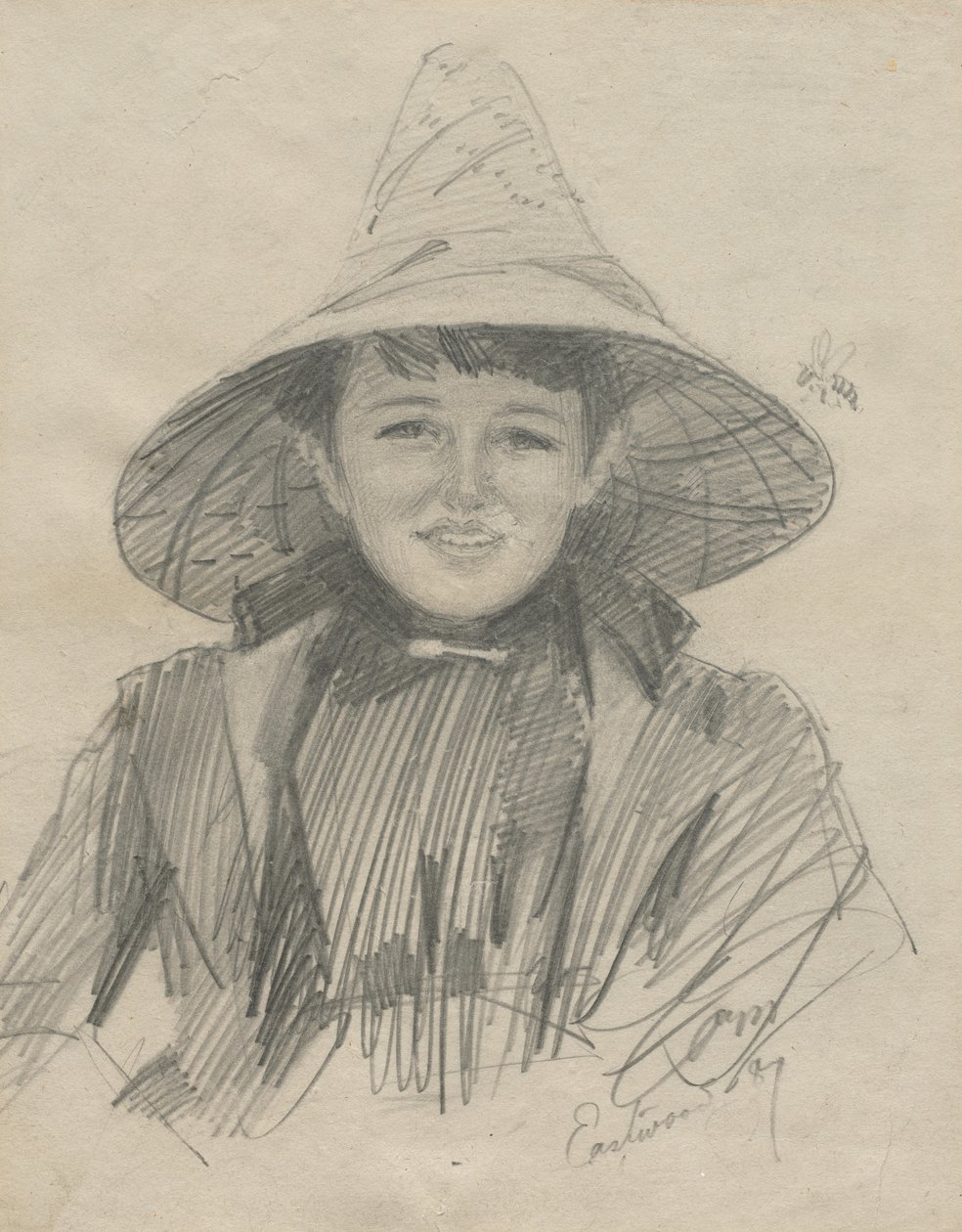 Ada Lymon (Frau mit großem Hut) von Anders Leonard Zorn