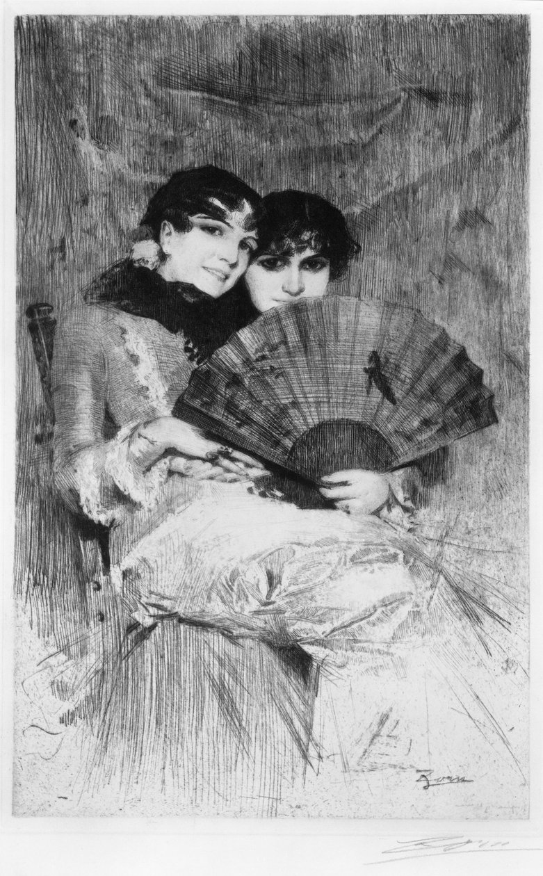 Die Cousinen von Anders Zorn