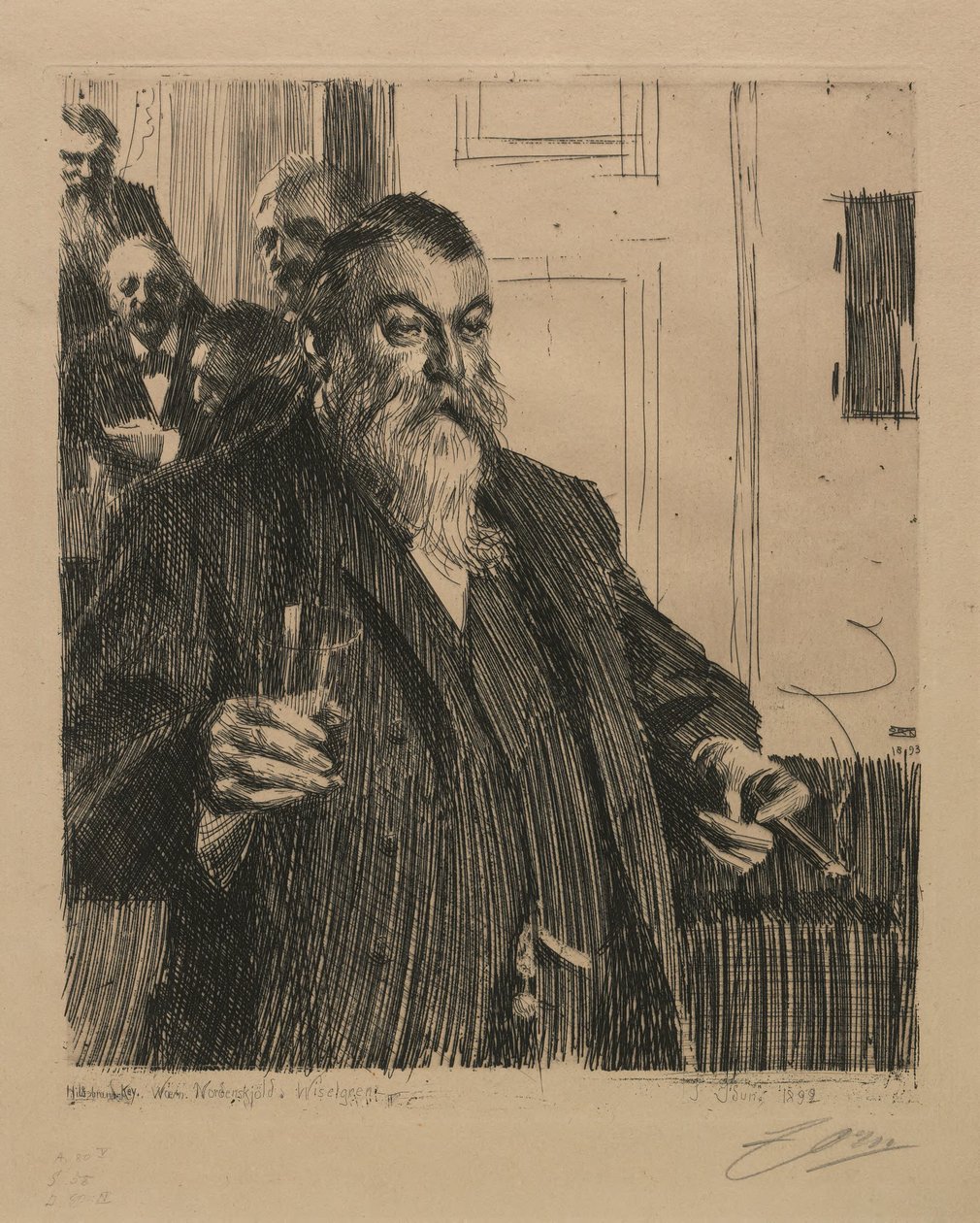 Ein Toast in Idun II von Anders Zorn