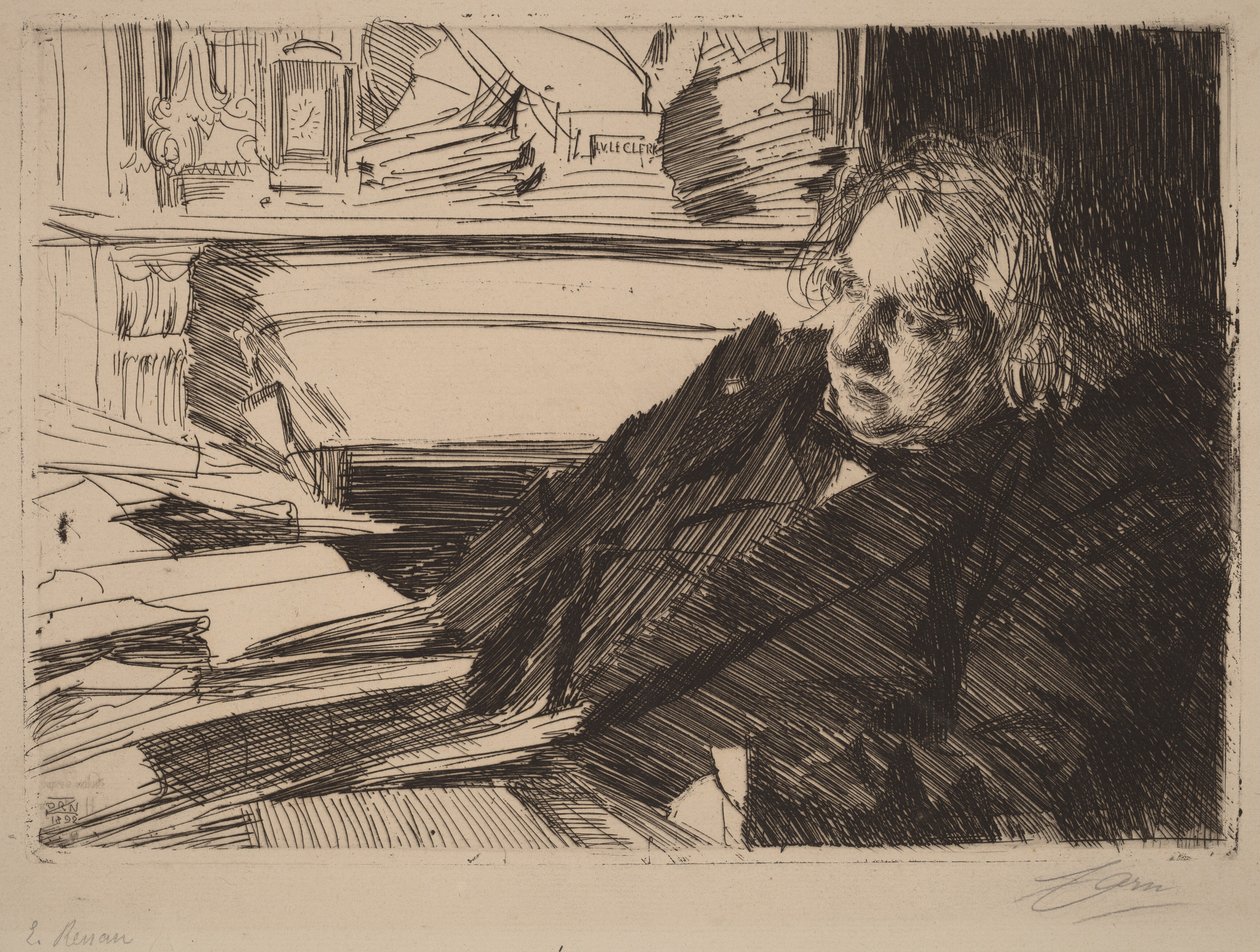 Ernest Renan von Anders Zorn
