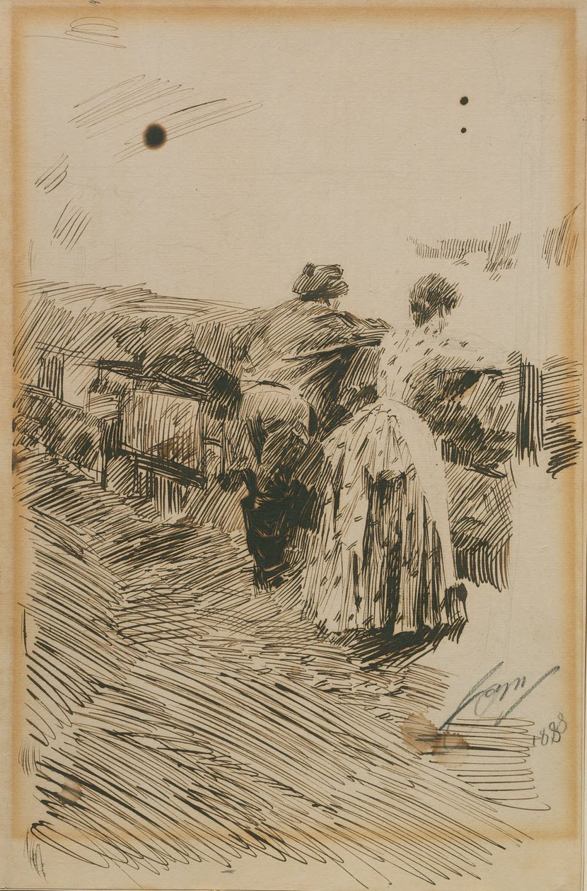 Fischer in St Ives von Anders Zorn