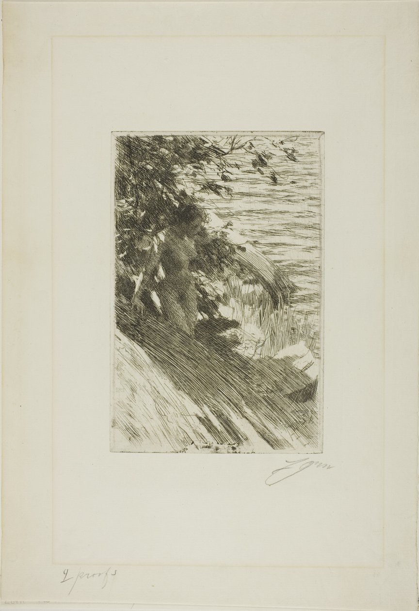 Die große Badende von Anders Leonard Zorn
