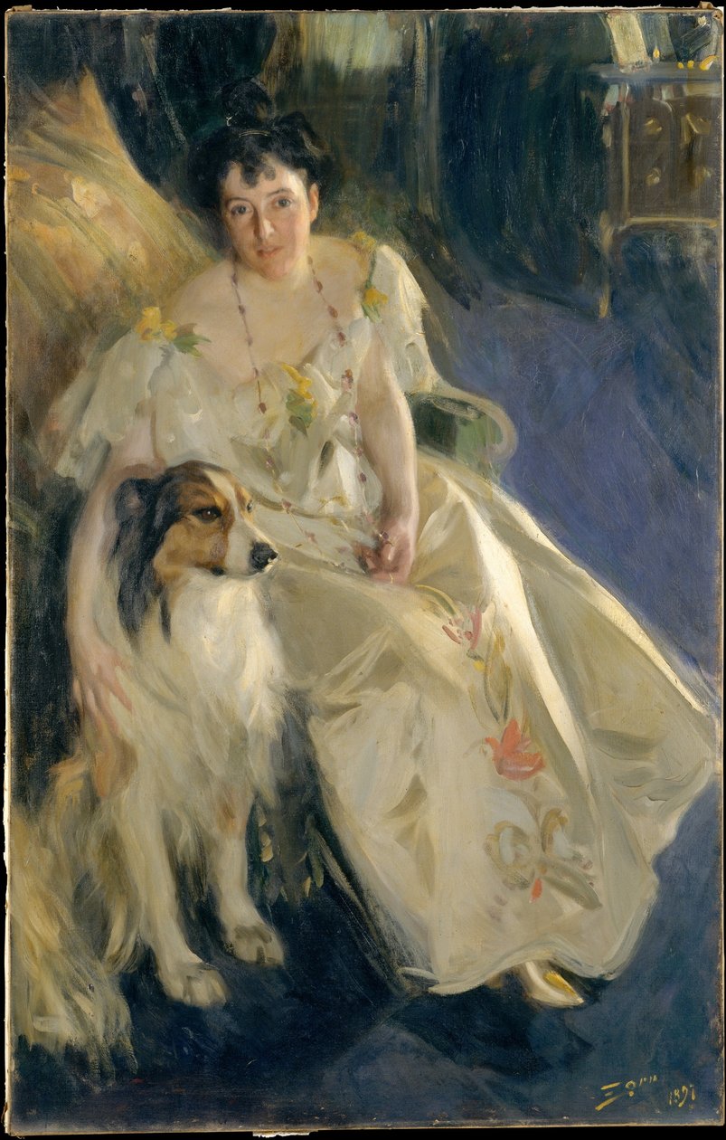 Mrs. Walter Rathbone Bacon (Virginia Purdy Barker, 1862–1919) von Anders Zorn