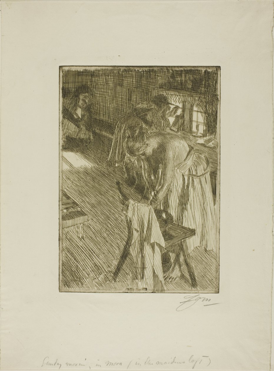 Sonntagmorgen von Anders Leonard Zorn