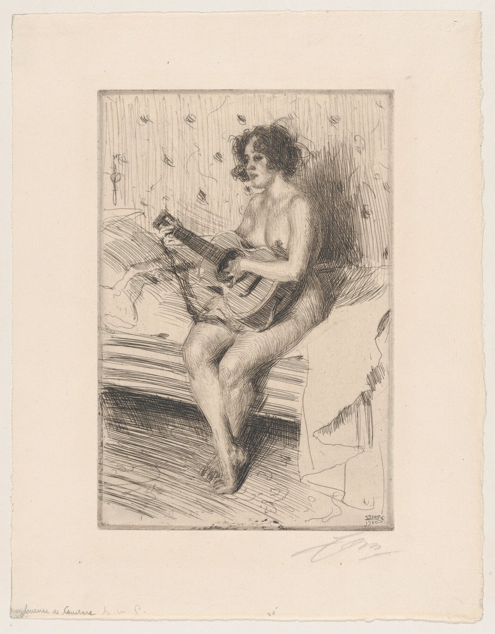 Der Gitarrenspieler von Anders Zorn