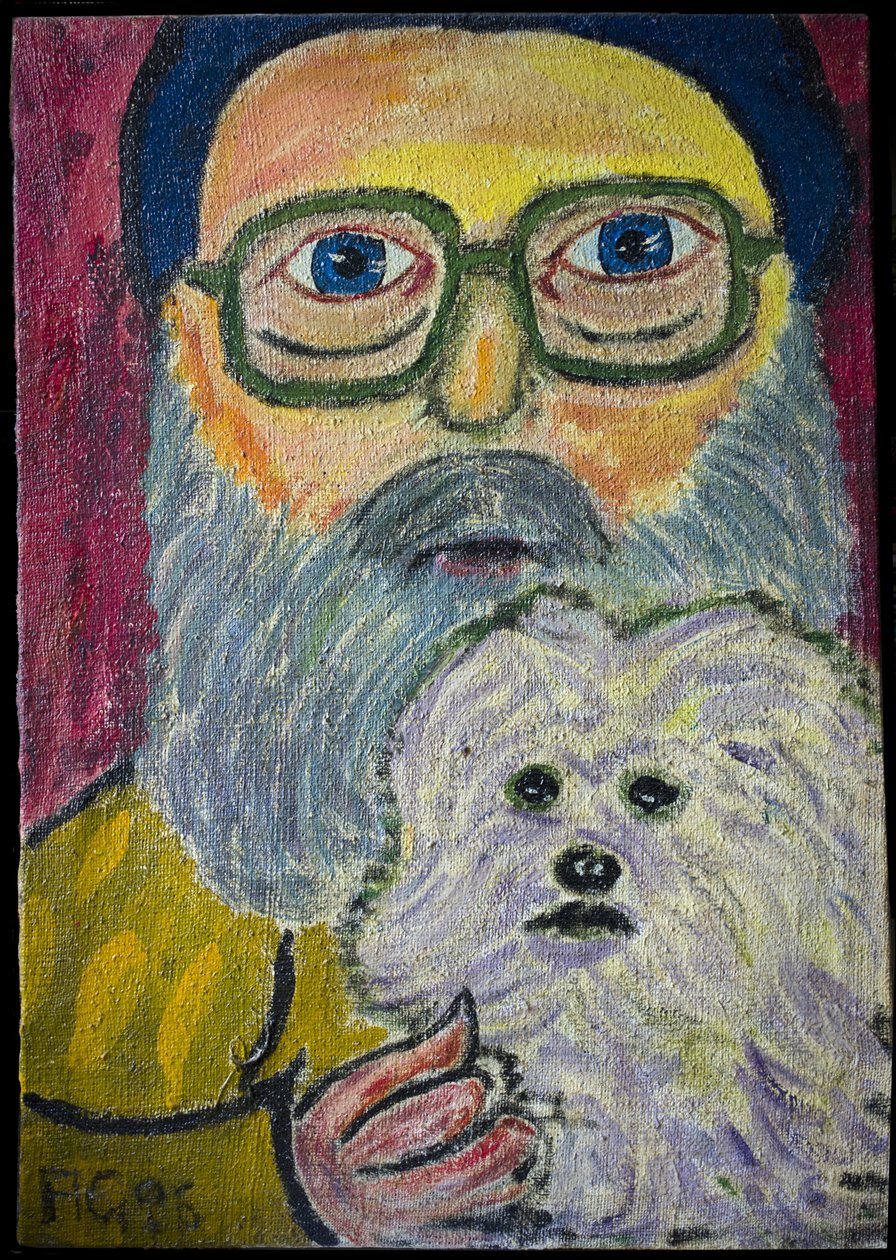 Selbstporträt mit Lisa 1995 von Ando Gilardi