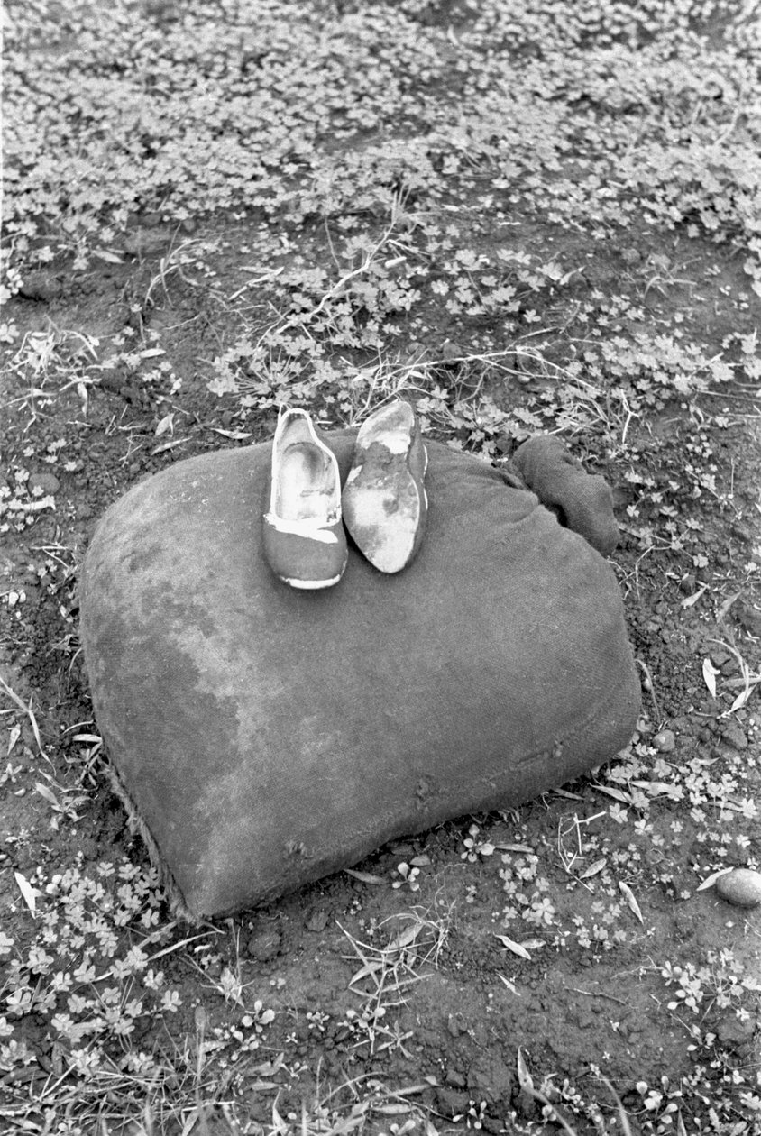 SCHUHE EINER OLIVENERNTERIN von Ando Gilardi