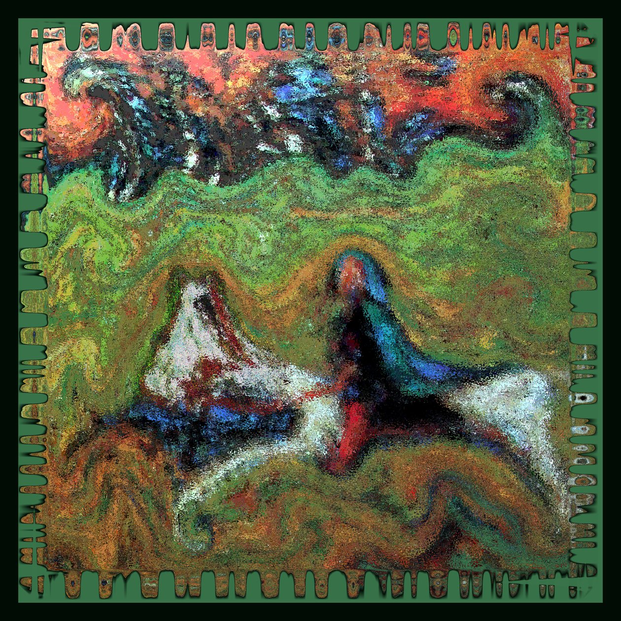 Der blaue Ritter, 2002 von Ando Gilardi