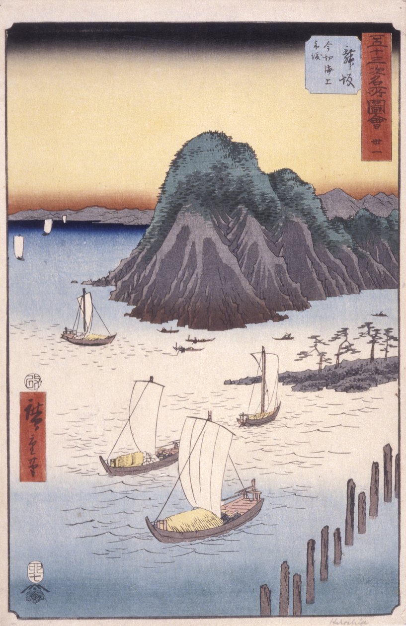 Station 31, Maisaka von Ando or Utagawa Hiroshige