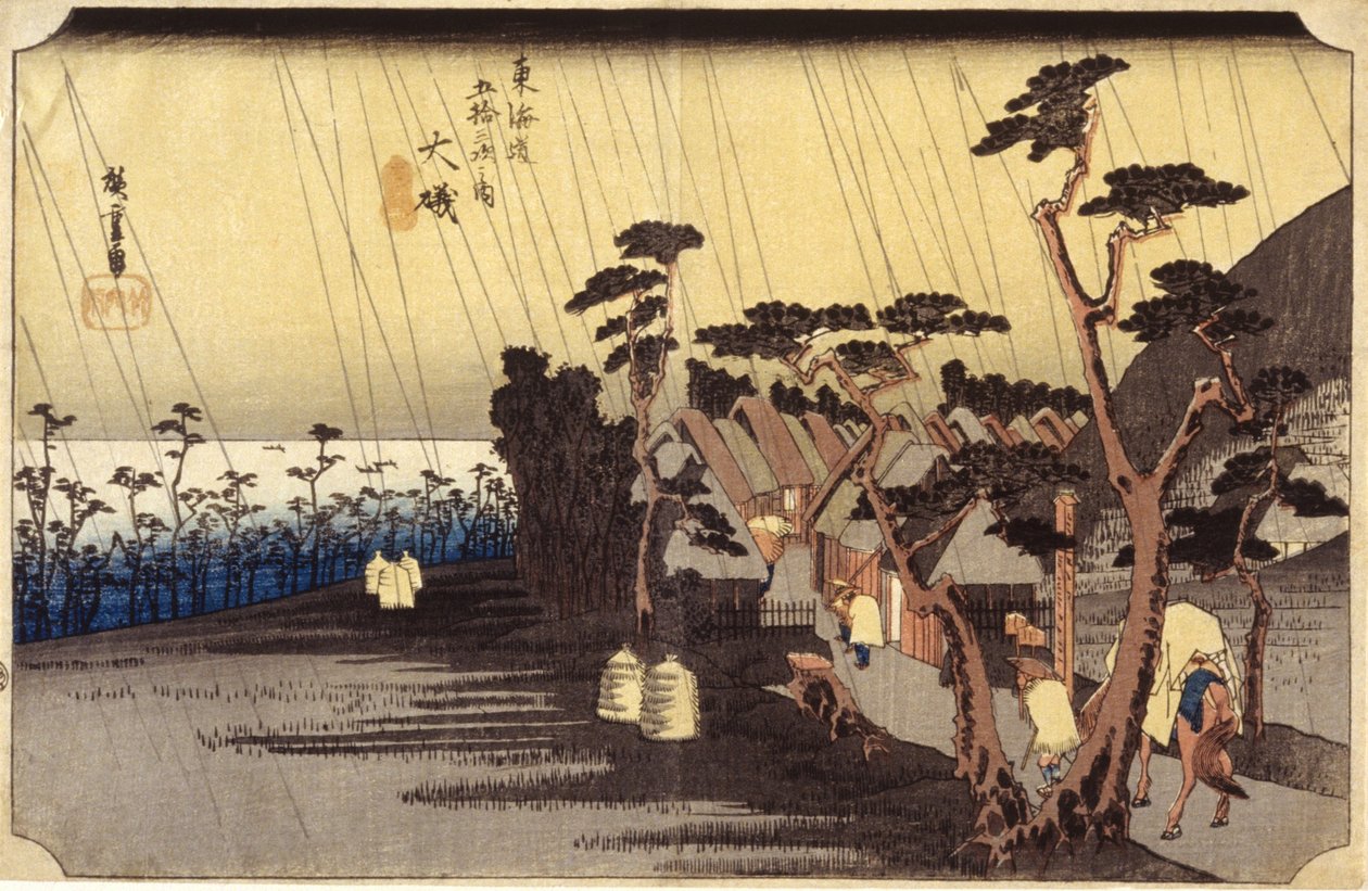 Station 9, Oiso von Ando or Utagawa Hiroshige