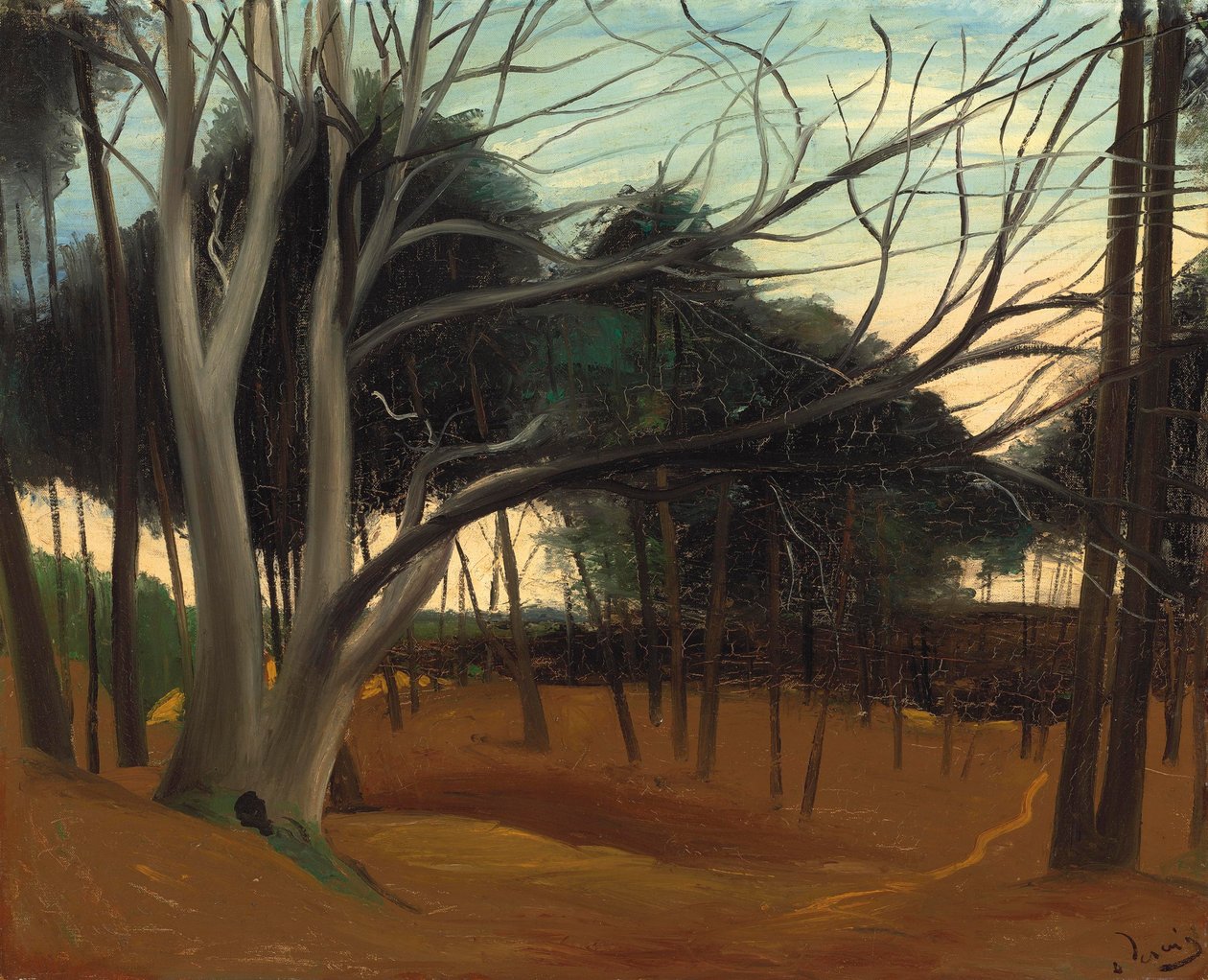 Waldstück bei Lecques von Andre Derain