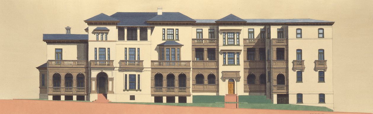30. und Q Straße, Georgetown, Washington DC von Andras Kaldor