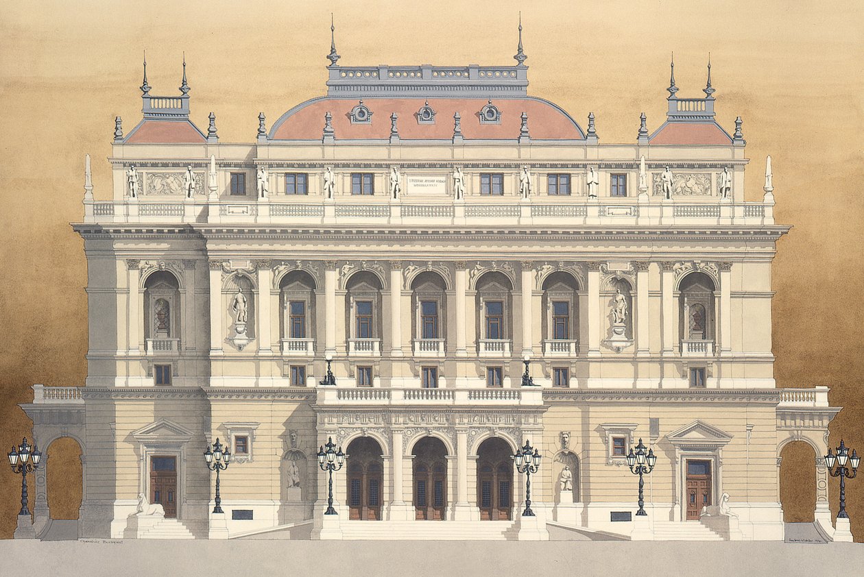 Magyar Állami Operaház, Budapest, Ungarn von Andras Kaldor