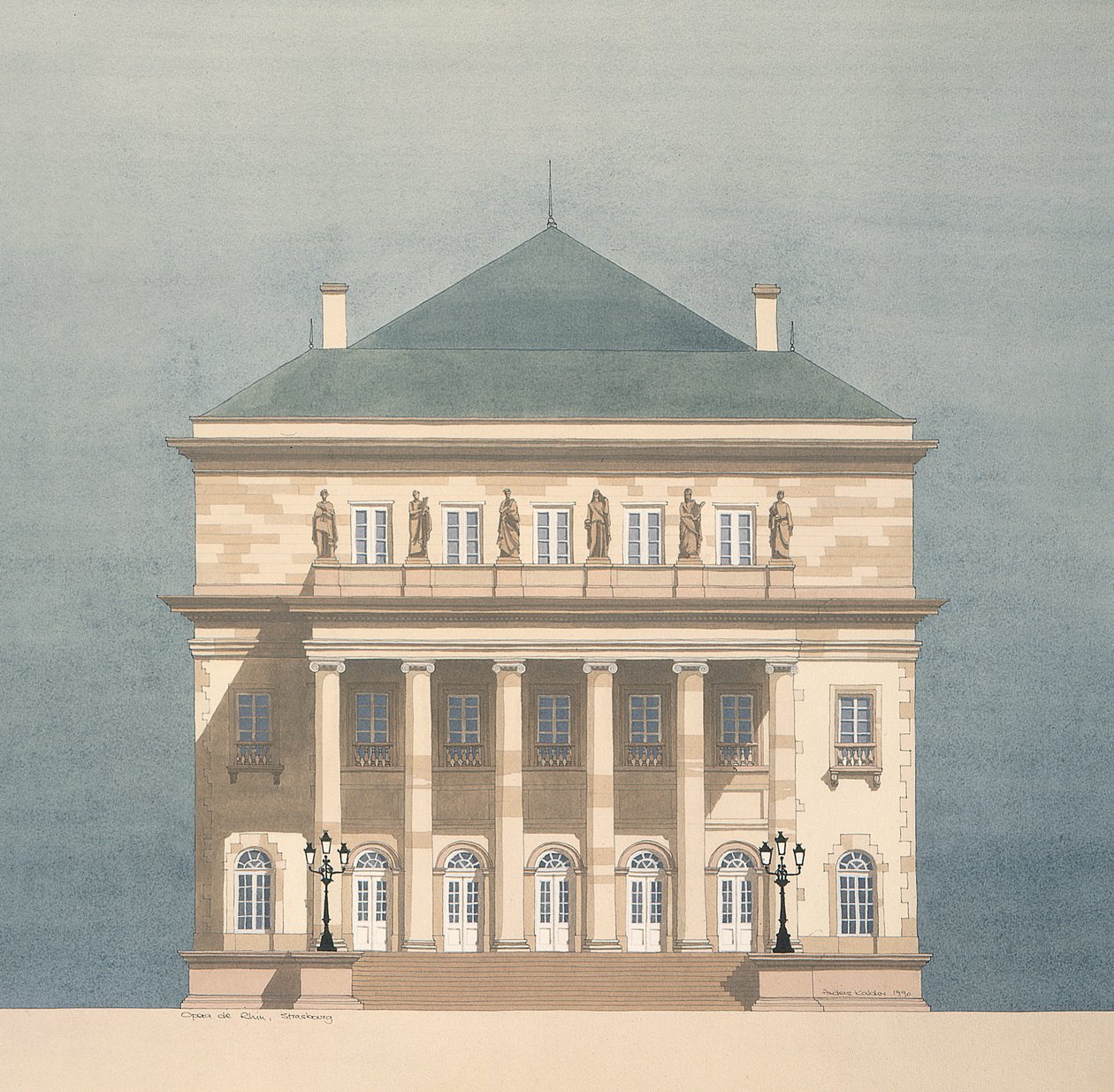 Opéra du Rhin, Straßburg, Frankreich von Andras Kaldor