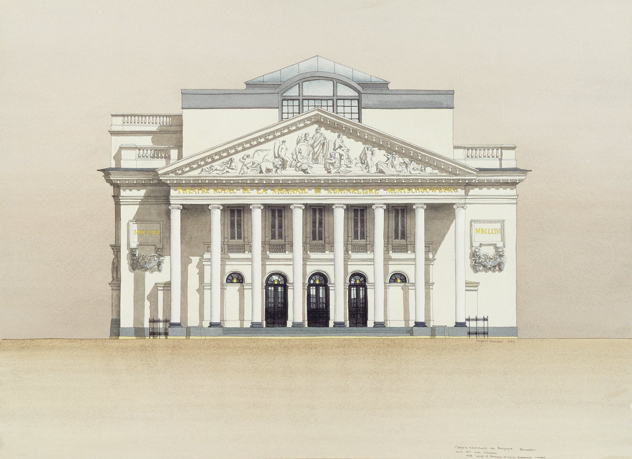 Teatre Royal de la Monnaie, Brüssel, Belgien von Andras Kaldor