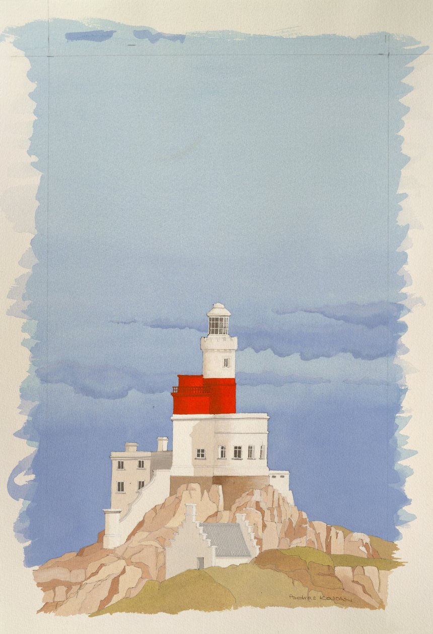 Der Skerries-Leuchtturm, Anglesey, Wales von Andras Kaldor
