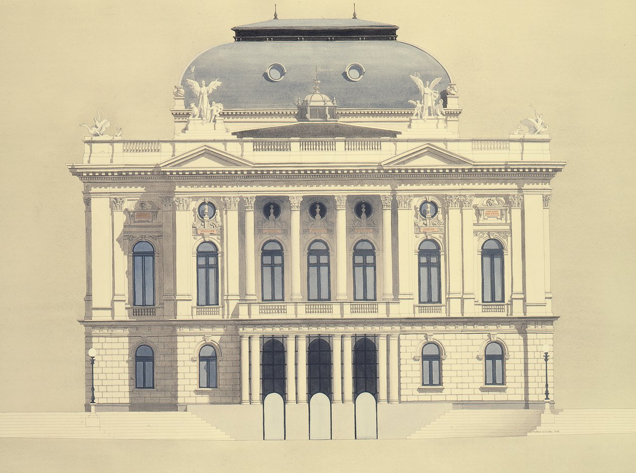 Zürcher Opernhaus, Zürich, Schweiz von Andras Kaldor