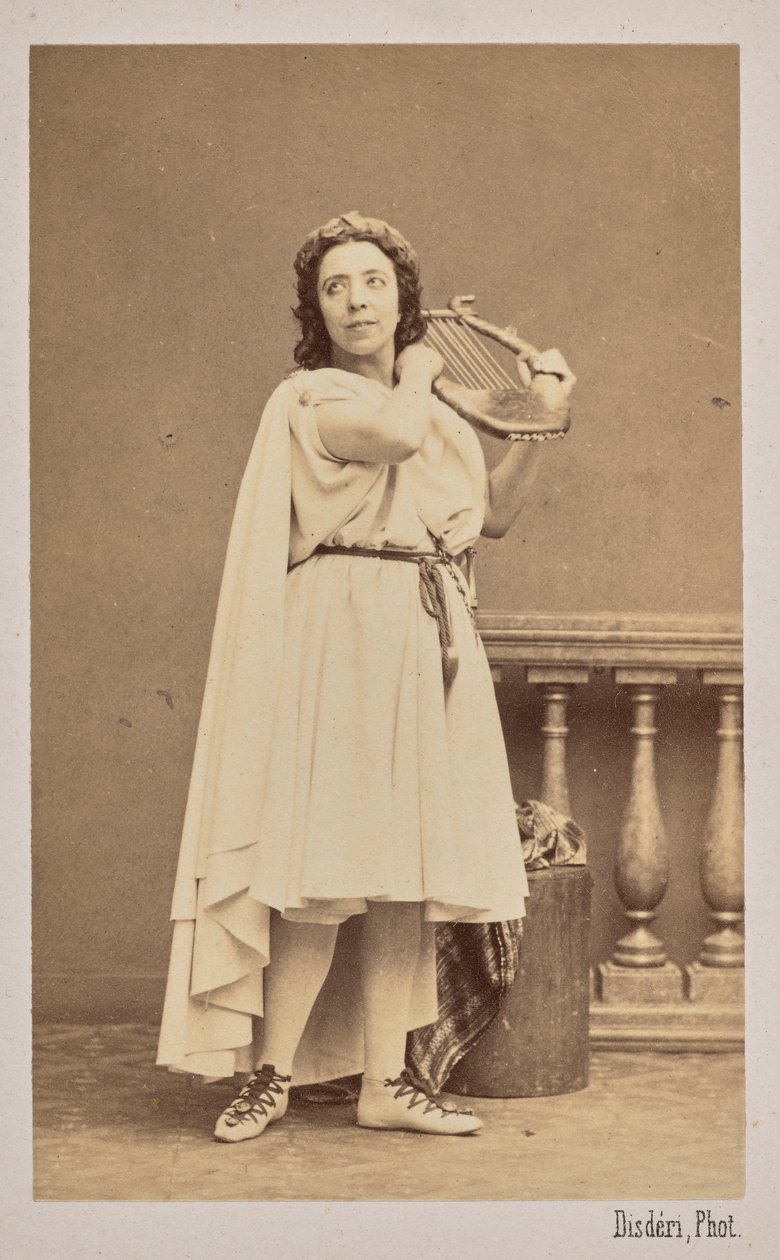 Porträt der Sängerin und Komponistin Pauline Viardot von Andre Adolphe Eugene Disderi