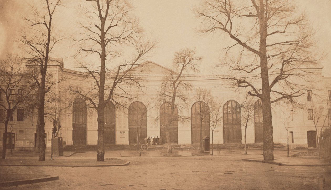 Die Weltausstellung von 1855. Haupteingang des Palais des Beaux-Arts, 1855 von Andre Adolphe Eugene Disderi
