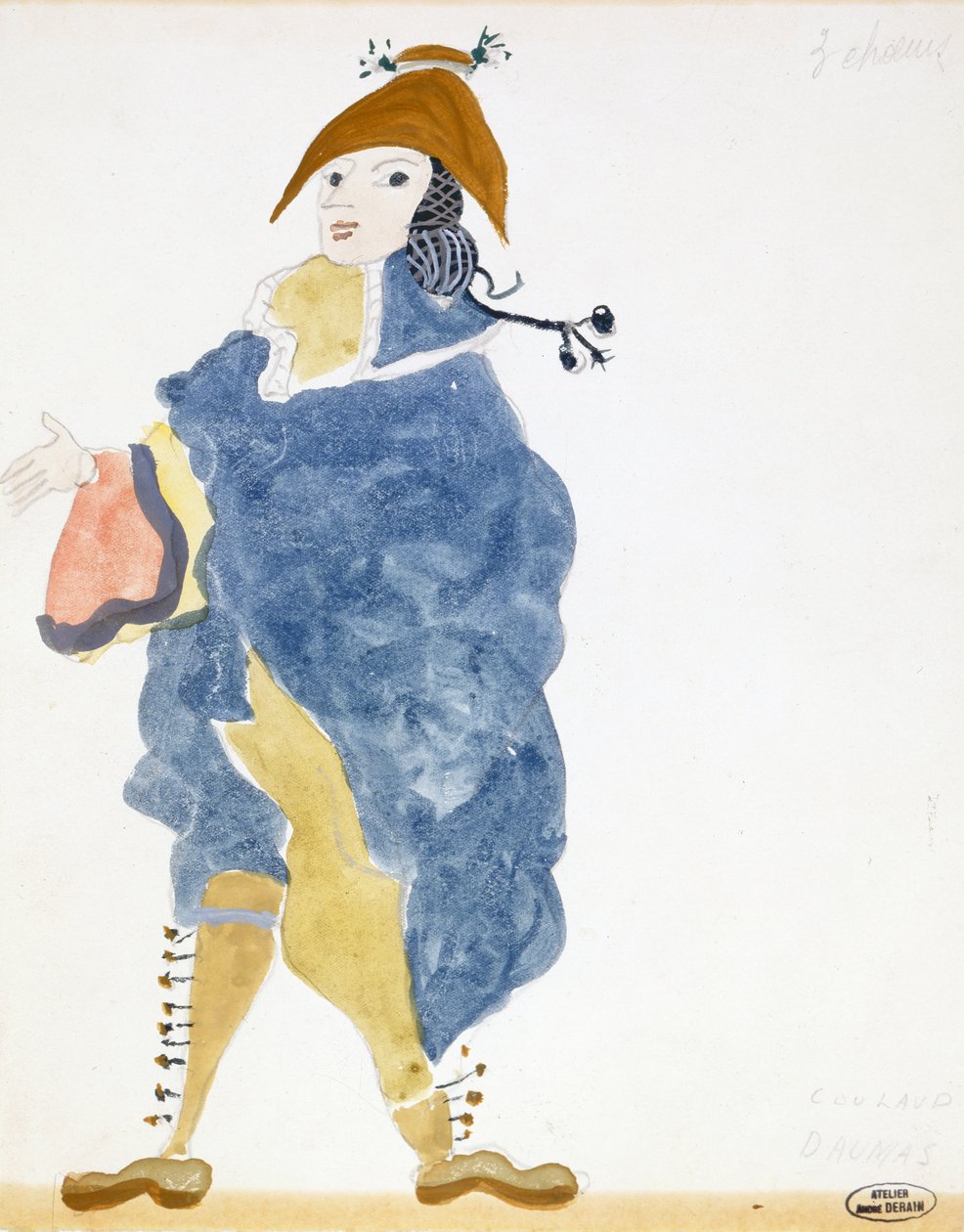 Kostümentwurf für Graf Almaviva in Verkleidung, für eine Aufführung von 