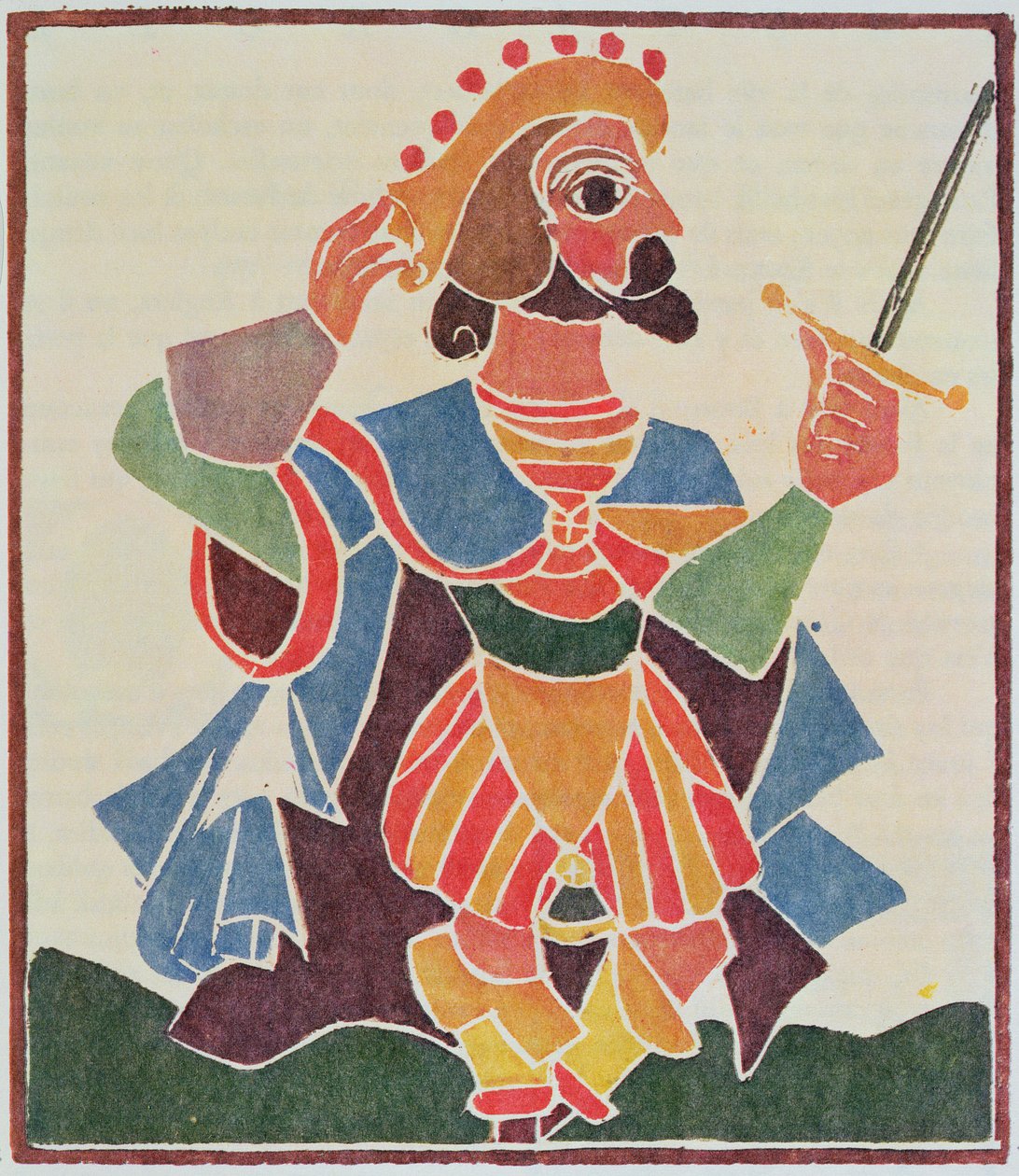 Epistemon, Pantagruels Lehrer, Illustration aus einer limitierten Ausgabe von 