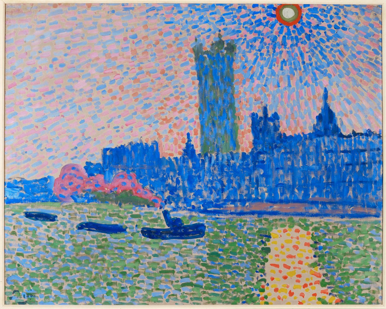 Die Themse und die Houses of Parliament von Andre Derain