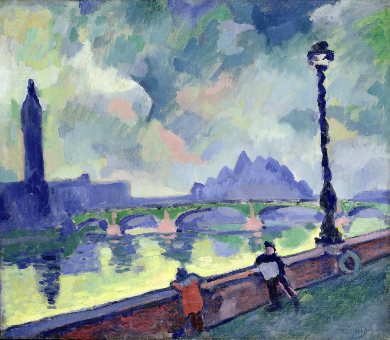Blick auf die Themse an der Westminster Bridge, ca. 1905-06 von Andre Derain